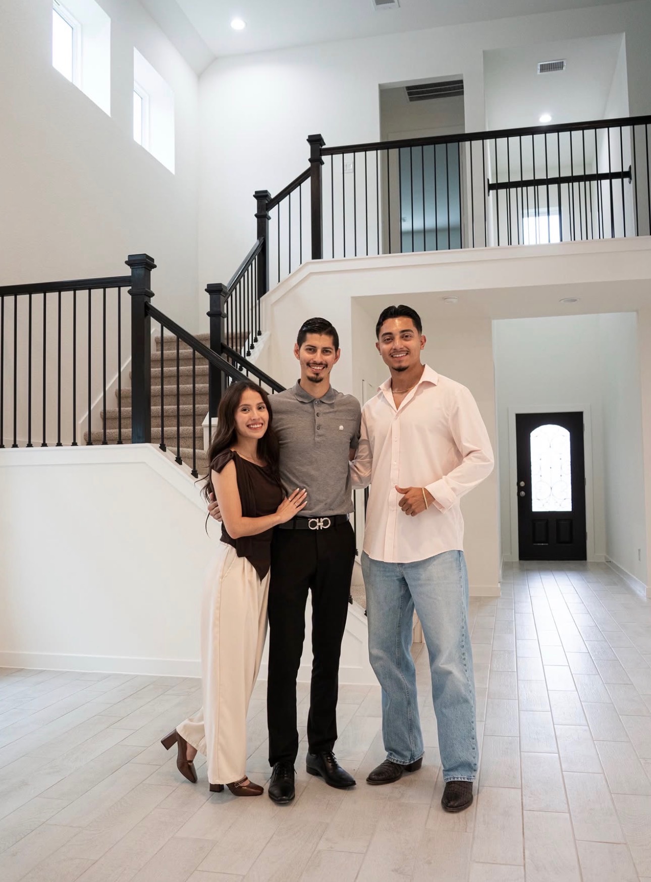 Henry with Houston homebuyers